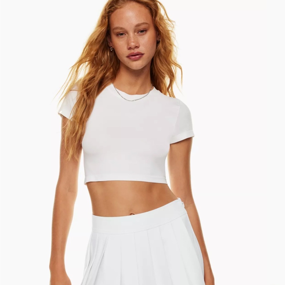 Aritzia ribbed baby tee